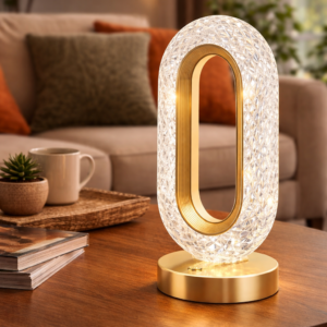 Add a Touch of Luxury to Your Room with the Crystal Touch Lamp.