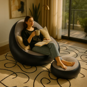 Portable Indoor/Outdoor Air Sofa, couch & Pump